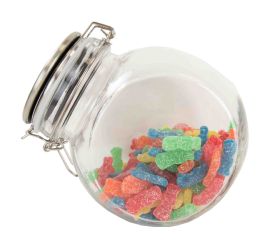 12 Wholesale Home Basics 57 oz. Glass Candy Jar