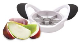 24 Wholesale Home Basics Plastic Apple Slicer & Corer
