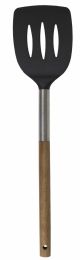 24 Wholesale Home Basics Winchester Collection Scratch-Resistant Rubber Slotted Spatula, Natural