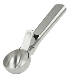 24 Wholesale Home Basics Stainless Steel Ice Cream Scoop, Silver