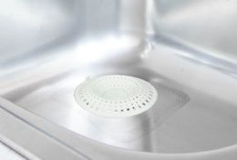 48 Wholesale Home Basics Silicone Sink Strainer, White