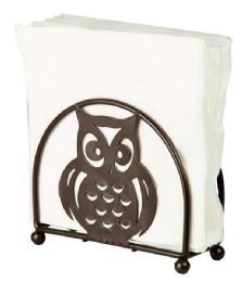 12 Wholesale Home Basics Owl Napkin Holder, Bronze