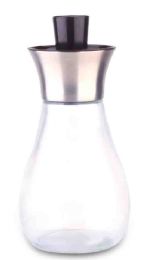 24 Wholesale Home Basics Heavy Duty Drip-Free Oil Bottle, Clear