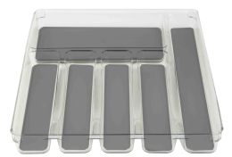 12 Wholesale Home Basics 12" x 15" Plastic Drawer Organizer with Rubber Liner