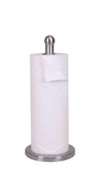 12 Wholesale Home Basics Free-Standing Stainless Steel Paper Towel Holder with Weighted Base, Silver