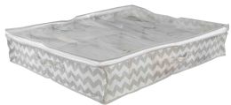 12 Pieces Home Basics 12 Pair Chevron Under-the-Bed Organizer - Home Accessories