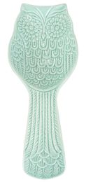 24 Wholesale Home Basics Tropical Owl Ceramic Spoon Rest