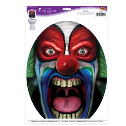 12 Pieces Under The Lid Scary Clown Peel 'N Place - Party Paper Goods