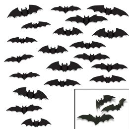 12 Pieces Bat Silhouettes - Hanging Decorations & Cut Out