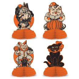 12 Pieces of Vintage Halloween Centerpieces