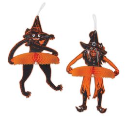 120 Wholesale Vintage Halloween Jtd Tango Witch & Cat