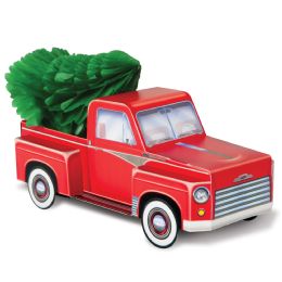 12 Wholesale 3-D Christmas Truck Centerpiece 1-6  Tissue Christmas Tree Included; Assembly Required