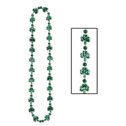 144 Pieces Bulk Shamrock Beads - Party Necklaces & Bracelets