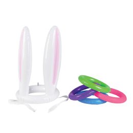 12 Pieces Inflatable Bunny Ears Ring Toss - Party Favors