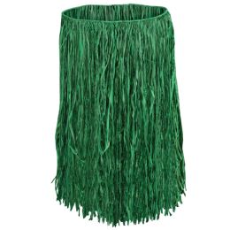 12 Wholesale Extra Large Raffia Hula Skirt Green