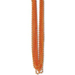 720 Wholesale Bulk Party Beads - Small Round Orange