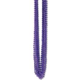 720 Wholesale Bulk Party Beads - Small Round Purple