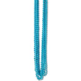 720 Pieces Bulk Party Beads - Small Round Turquoise - Party Necklaces & Bracelets
