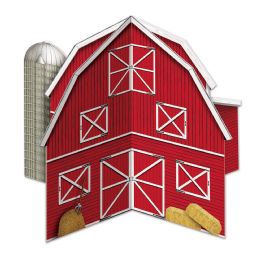 12 Wholesale 3-D Barn Centerpiece