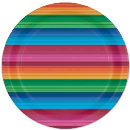 12 Pieces Fiesta Plates - Party Accessory Sets