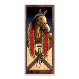 12 Pieces Horse Racing Door Cover - Hanging Decorations & Cut Out