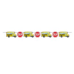 12 Pieces School Bus Streamer - Party Banners
