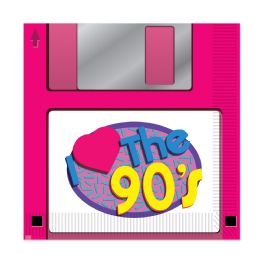 12 Bulk 90's Floppy Disk Luncheon Napkins (2-Ply)