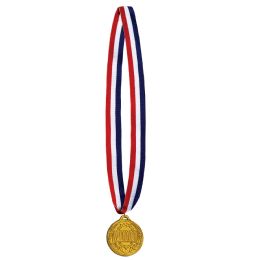 12 Pieces Winner Medal w/Ribbon - Bows & Ribbons