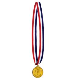 12 Pieces MVP Medal w/Ribbon - Bows & Ribbons