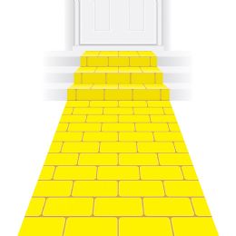 6 Pieces Yellow Brick Runner - Party Novelties