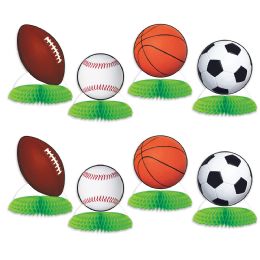 12 Wholesale Sports Ball Mini Centerpieces