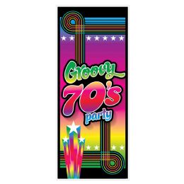 12 Wholesale 70's Groovy Party Door Cover