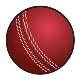 12 Pieces Cricket Ball Cutout - Hanging Decorations & Cut Out