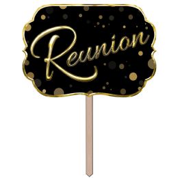 6 Pieces Reunion Yard Sign - Hanging Decorations & Cut Out