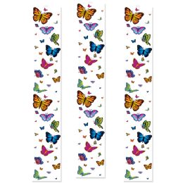 12 Pieces Butterfly Party Panels - Party Novelties