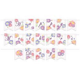 12 Pieces Happy Mother's Day Streamer - Party Banners