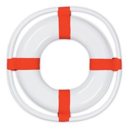 24 Wholesale Plastic Life Preserver