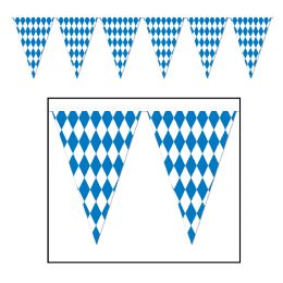 12 Pieces Oktoberfest Pennant Banner - Party Banners