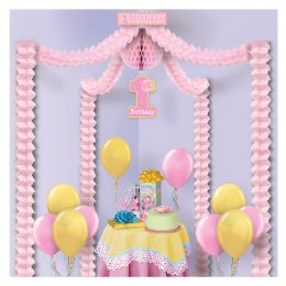 6 Pieces  1st  Birthday Party Canopy - Party Novelties