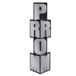6 Pieces Foil Prom Column 4 Individual Sections Create 1-3' 9 Column; Assembly Required - Party Novelties