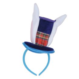 12 Wholesale Bunny Ears & Top Hat Headband