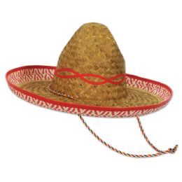 48 Pieces Sombrero One Size Fiesta Theme - Party Hats & Tiara