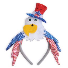 12 Pieces Patriotic Eagle Headband - Costumes & Accessories