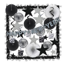 12 Wholesale Shimmering Silver Ny Decorating Kit