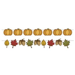 12 Pieces Rustic Fall Streamer Set - Party Banners