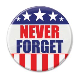 6 Wholesale Never Forget Button