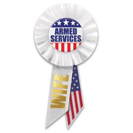 6 Wholesale Armed Services Wife Rosette