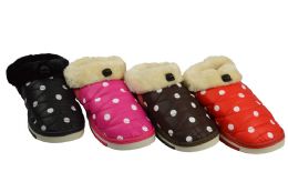 36 of Woman Faux Fur Fuzzy Comfy Soft Plush Indoor Outdoor Slipper Assorted Color And Size 5-10