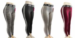 48 Wholesale Women Legging Assorted Colors Size Assorted