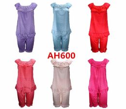 96 Pieces Women Nightgown Pajamas Assorted Colors Size Assorted - Women's Pajamas and Sleepwear
